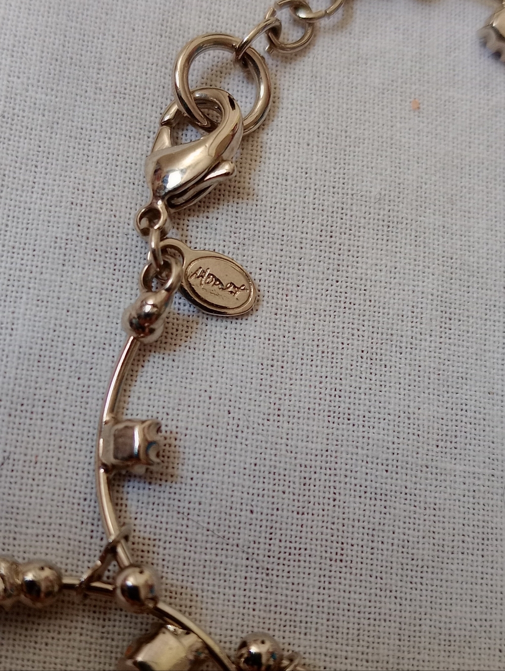 Vintage Monet Gold Tone Lavender Crystal Vine Necklace & Bracelet Set - Picture 5 of 13